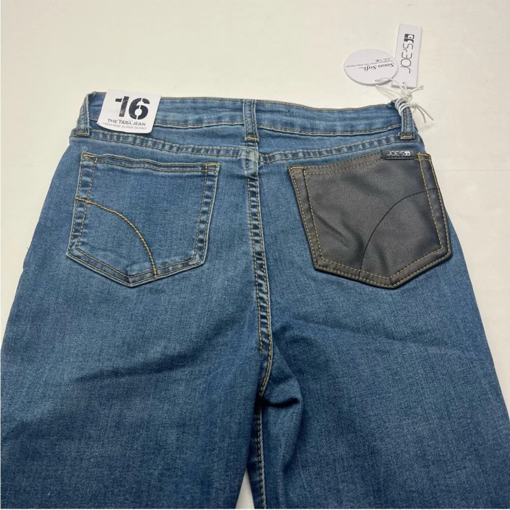 Joe’s Jeans The Tara Jean High‎ Rise Super Skinny Girls Size 16 Blue Denim